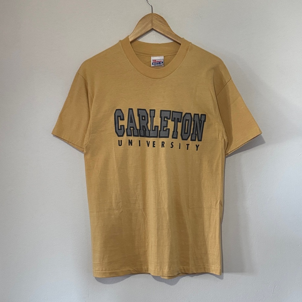 Vintage Carleton University T-Shirt / Medium / 90s / Single Stitching